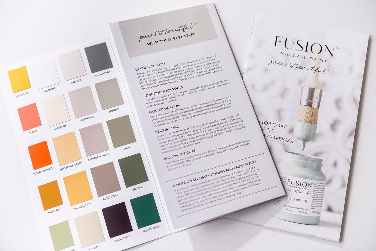 FUSION™ Mineral Paint Colour Card Easy application, Beautiful