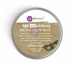 Load image into Gallery viewer, Prima Art Alchemy Metallique Wax - White Gold