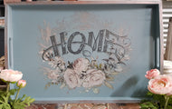 Blue Willow Vintage Workshop - Tray with Transfer