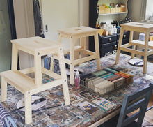 Load image into Gallery viewer, Blue Willow Vintage Workshop - Step Stool